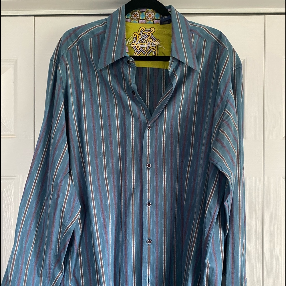 Men’s Robert Graham Long Sleeve Button Down Dress Shirt